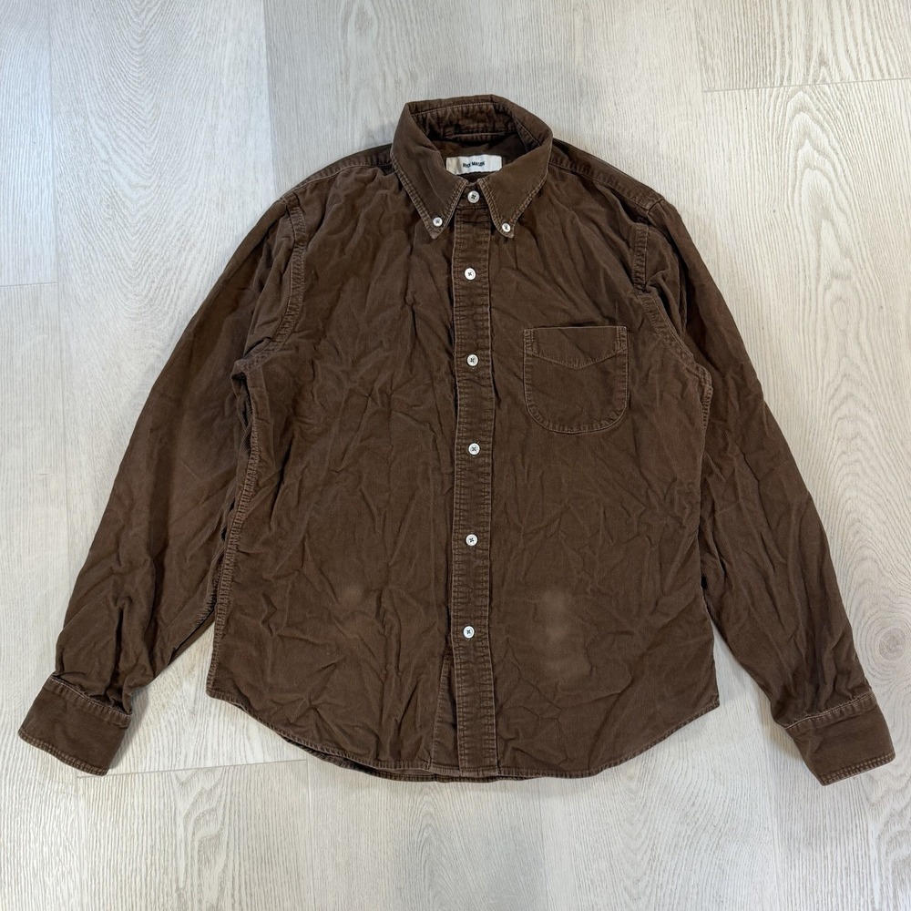 Buck Mason Corduroy Pinwale Button Up Shirt Men's Small Quiet Luxury